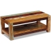 Mesa de centro madera maciza reciclada 90x45x35 cm