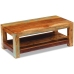 Mesa de centro madera maciza reciclada 90x45x35 cm