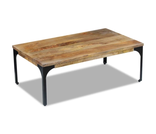 Mesa de centro madera de mango 100x60x35 cm