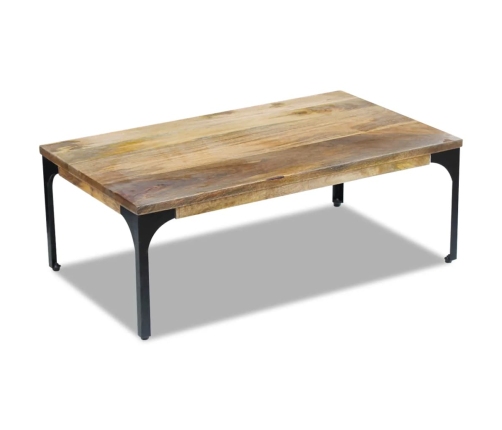 Mesa de centro madera de mango 100x60x35 cm