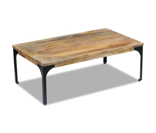 Mesa de centro madera de mango 100x60x35 cm