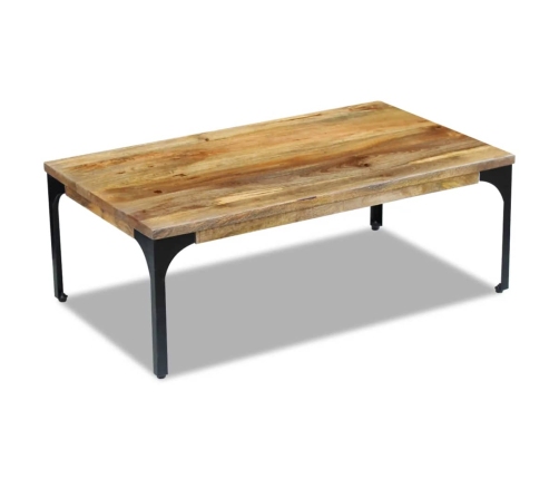 Mesa de centro madera de mango 100x60x35 cm