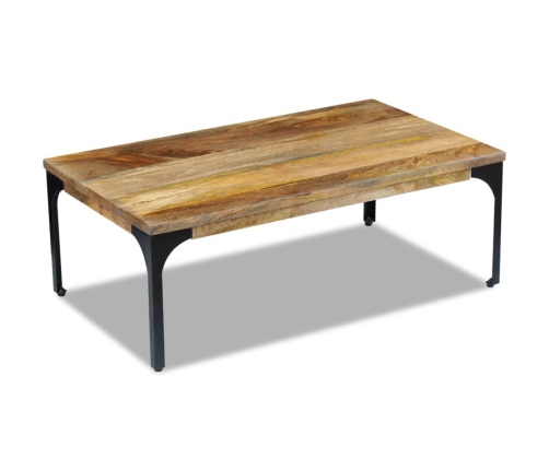 Mesa de centro madera de mango 100x60x35 cm