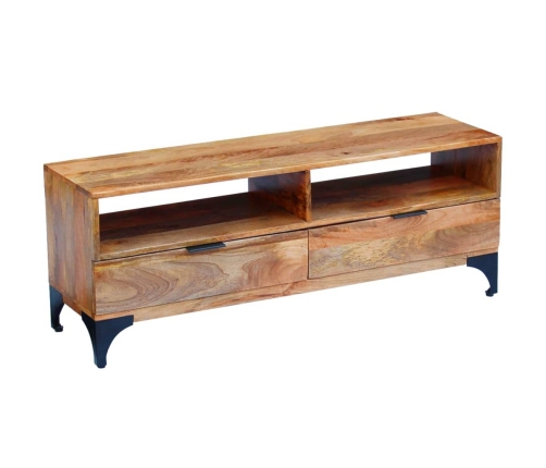 Mueble para TV madera de mango 120x35x45 cm