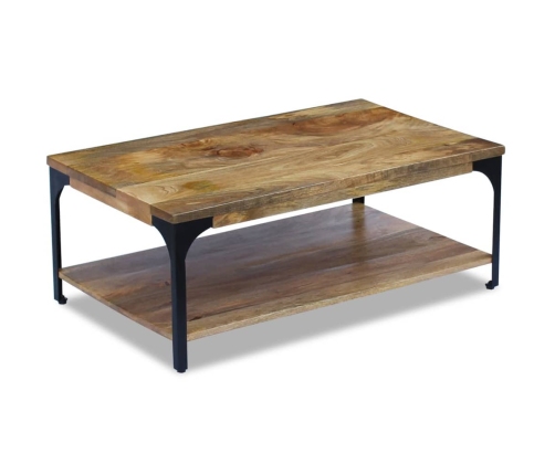 Mesa de centro madera de mango 100x60x38 cm