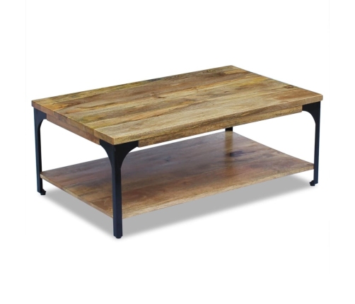 Mesa de centro madera de mango 100x60x38 cm