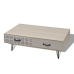 Mesa de centro beige 100x60x35 cm