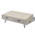 Mesa de centro beige 100x60x35 cm