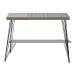 Mesa consola gris 90x30x71,5 cm