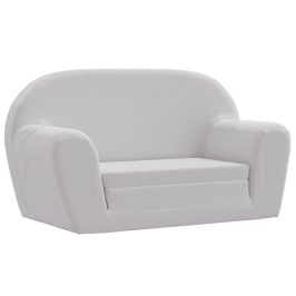 Sillón desplegable para niños gris claro