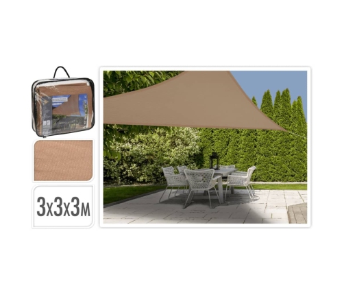 ProGarden Toldo triangular color arena 3x3x3 m