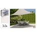 ProGarden Toldo cuadrado color crema 3x3 m