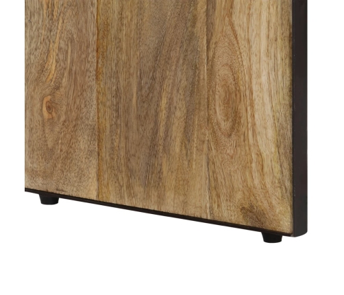 Aparador madera de mango maciza 120x30x75 cm