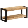 Mueble para TV madera maciza de mango 90x30x40 cm