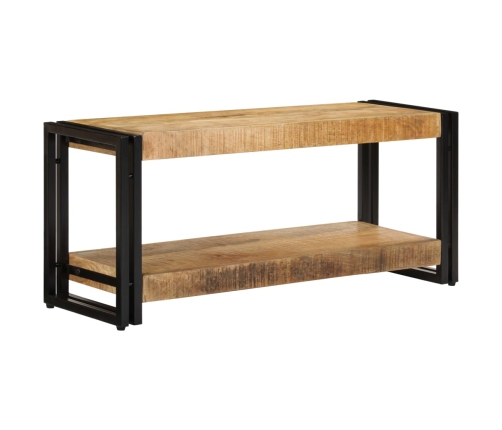 Mueble para TV madera maciza de mango 90x30x40 cm