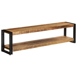 Mueble de TV madera maciza de mango 150x30x40 cm
