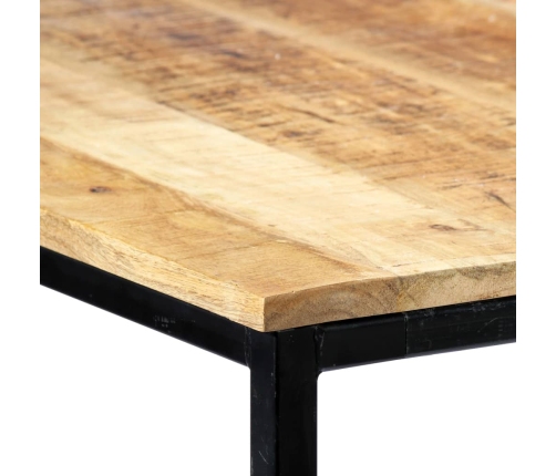 Mesa de comedor madera maciza de mango rugosa 180x90x75 cm