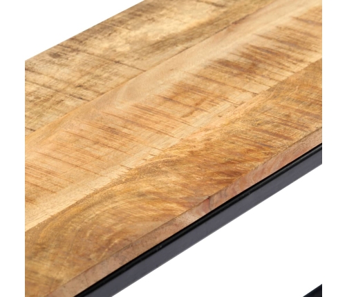 Banco de comedor madera maciza de mango en bruto 160 cm