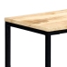 vidaXL Mesa consola de madera maciza de mango en bruto 140x35x76 cm