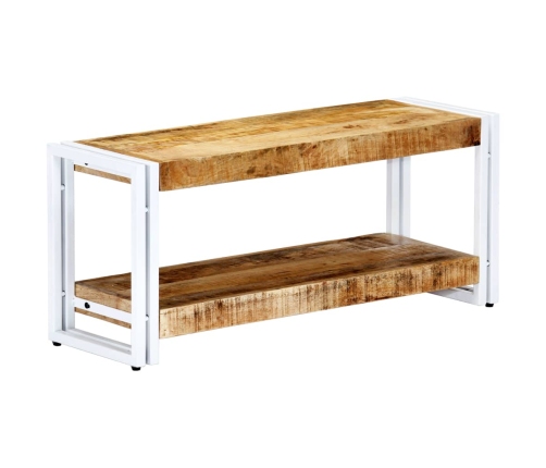 Mueble para TV de madera maciza de mango 90x30x40 cm