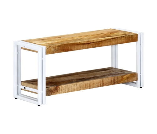 Mueble para TV de madera maciza de mango 90x30x40 cm