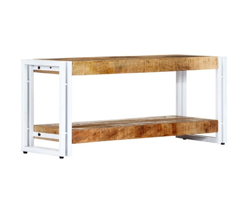 Mueble para TV de madera maciza de mango 90x30x40 cm