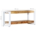 Mueble para TV de madera maciza de mango 90x30x40 cm