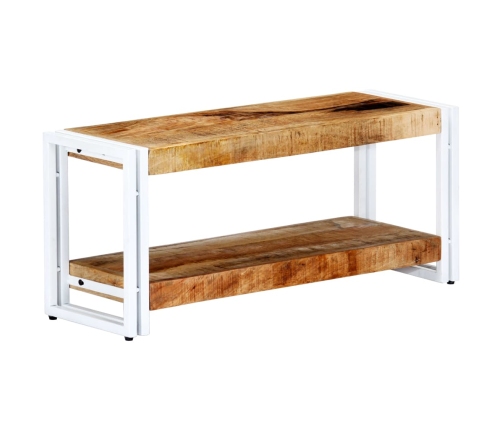 Mueble para TV de madera maciza de mango 90x30x40 cm