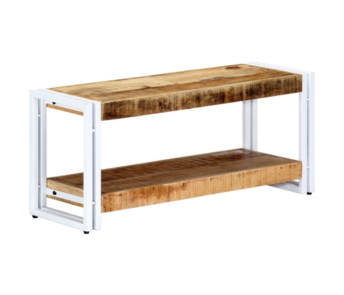 Mueble para TV de madera maciza de mango 90x30x40 cm