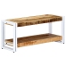 Mueble para TV de madera maciza de mango 90x30x40 cm