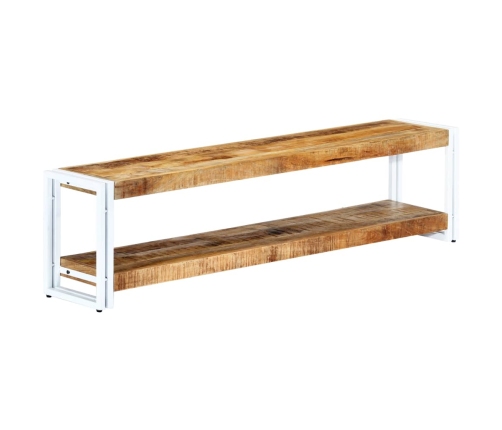 Mueble para TV de madera maciza de mango 150x30x40 cm