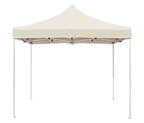 Carpa plegable profesional de aluminio crema 3x3 m