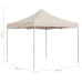 Carpa plegable profesional de aluminio crema 3x3 m