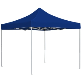 Carpa plegable profesional de aluminio azul 3x3 m