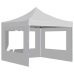 Carpa plegable profesional con paredes aluminio blanco 3x3m