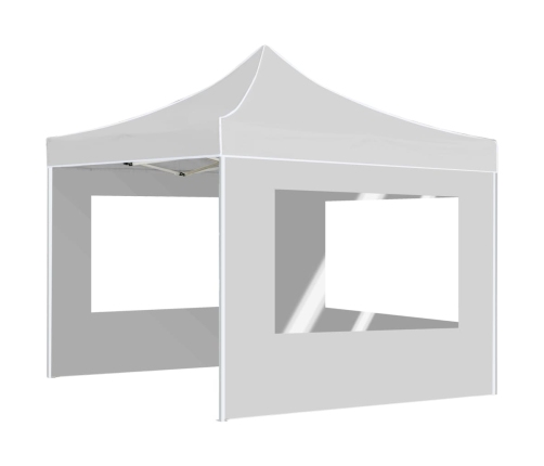 Carpa plegable profesional con paredes aluminio blanco 3x3m