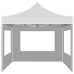 Carpa plegable profesional con paredes aluminio blanco 3x3m