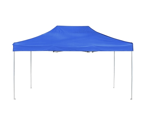 Carpa plegable profesional de aluminio azul 4,5x3 m