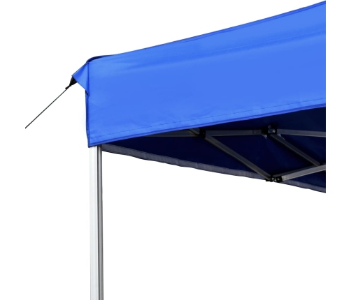 Carpa plegable profesional de aluminio azul 4,5x3 m