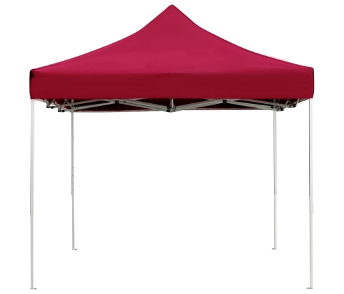 Carpa plegable profesional de aluminio rojo vino tinto 4,5x3m