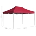 Carpa plegable profesional de aluminio rojo vino tinto 4,5x3m