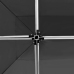 Carpa plegable con paredes aluminio gris antracita 4,5x3 m