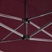 Carpa plegable profesional y paredes aluminio rojo tinto 4,5x3m