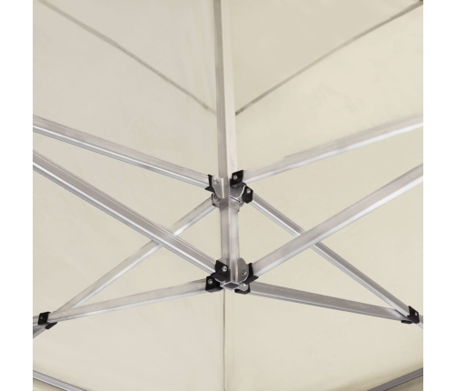 Carpa plegable profesional de aluminio crema 6x3 m