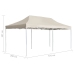 Carpa plegable profesional de aluminio crema 6x3 m