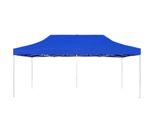 Carpa plegable profesional de aluminio azul 6x3 m