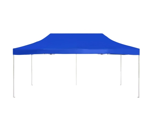 Carpa plegable profesional de aluminio azul 6x3 m