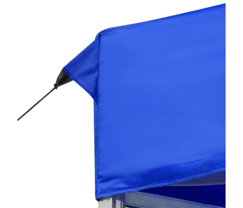 Carpa plegable profesional de aluminio azul 6x3 m