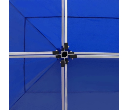 Carpa plegable profesional de aluminio azul 6x3 m