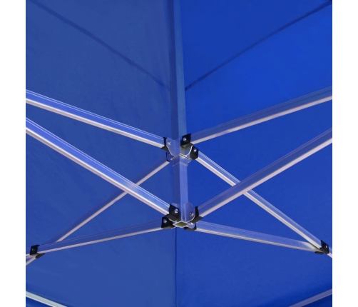 Carpa plegable profesional de aluminio azul 6x3 m